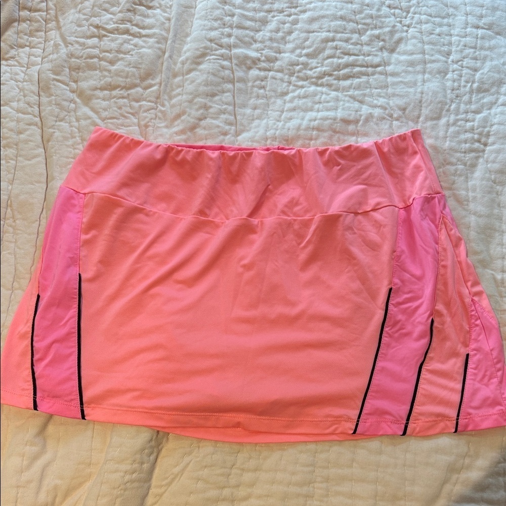 Tail XL Pink Tennis Pickleball Skirt Skort with Black Accents